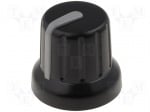 Копче GMN-4GY Копче за потенциометър; миниатюрно, с индикатор; ABS; Ос:6mm
